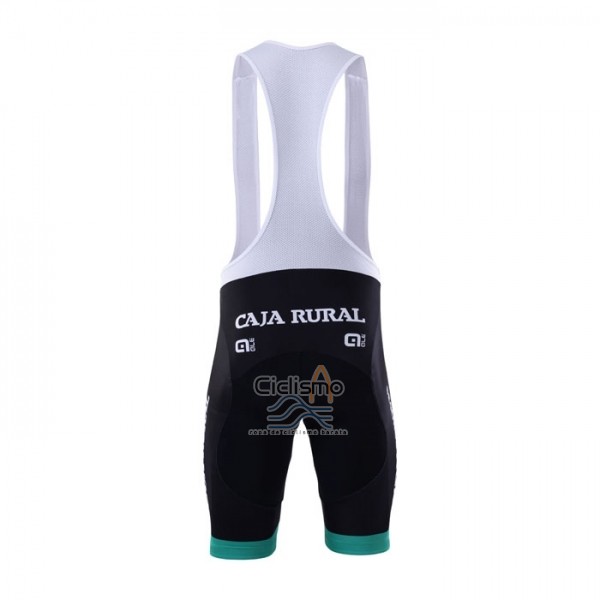 Caja Rural Ropa Ciclismo Culotte Corto 2018 Hombre Mangas Cortas Verde Blanco